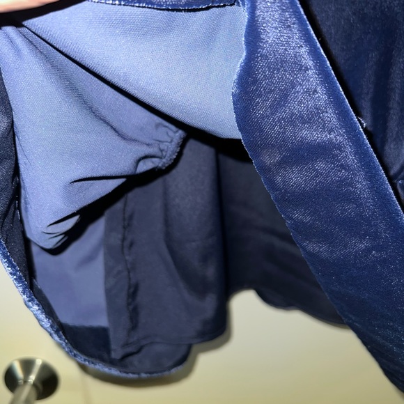 NWT J.Crew Navy Velvet Shift Dress (Size 4) - Picture 13 of 14